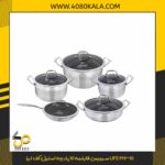 سرویس قابلمه 10پارچه استیل کف لیزری لایف اسمایل مدلLIFEP19-10